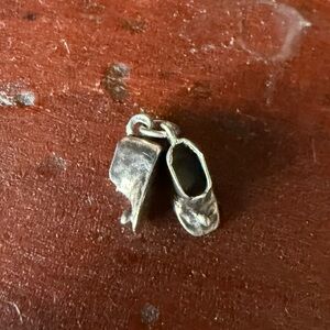 Vintage Sterling Silver Baby Shoes Pendant